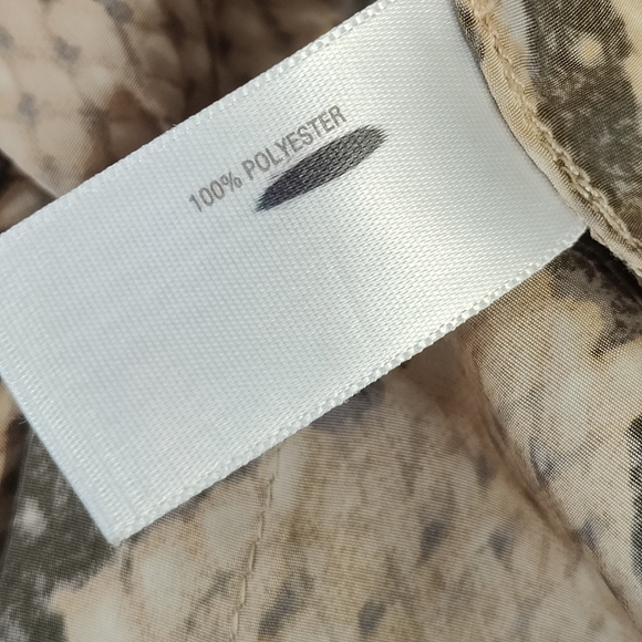 Reynah Snake Print Tunic dress Tie waist. Small. - Picture 6 of 9